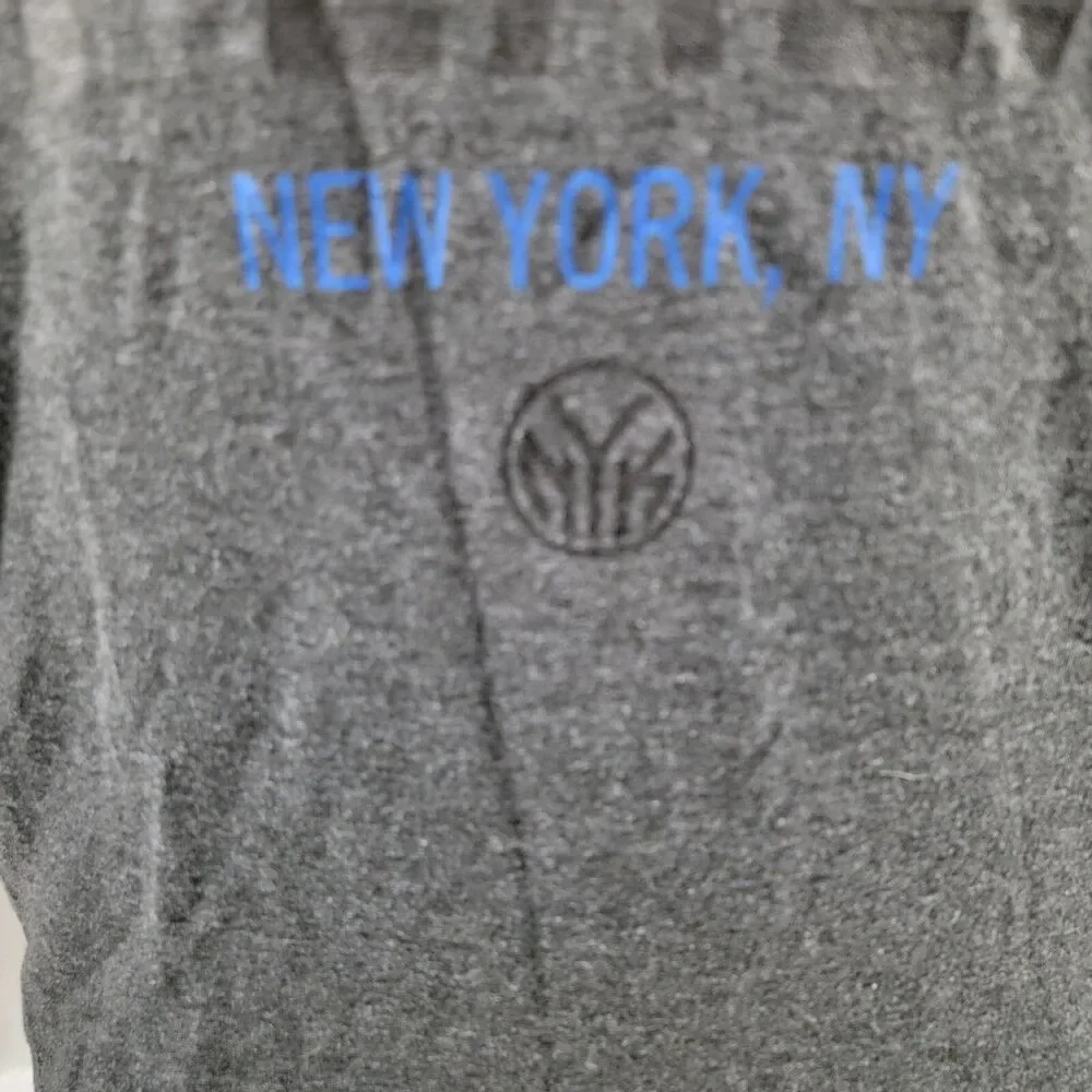 Adidas Shirt Mens Small Gray T-Shirt Graphic Tee 4 Pennsylvania Plaza New York